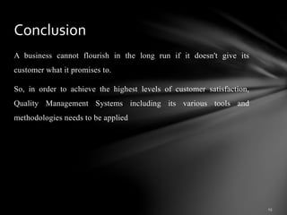Total quality management ppt | PPTX
