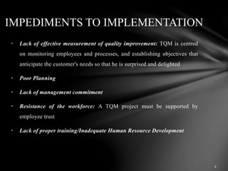 Total quality management ppt | PPTX