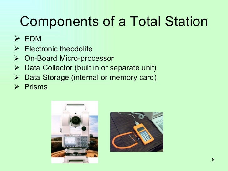 Total station and its application to civil engineering
