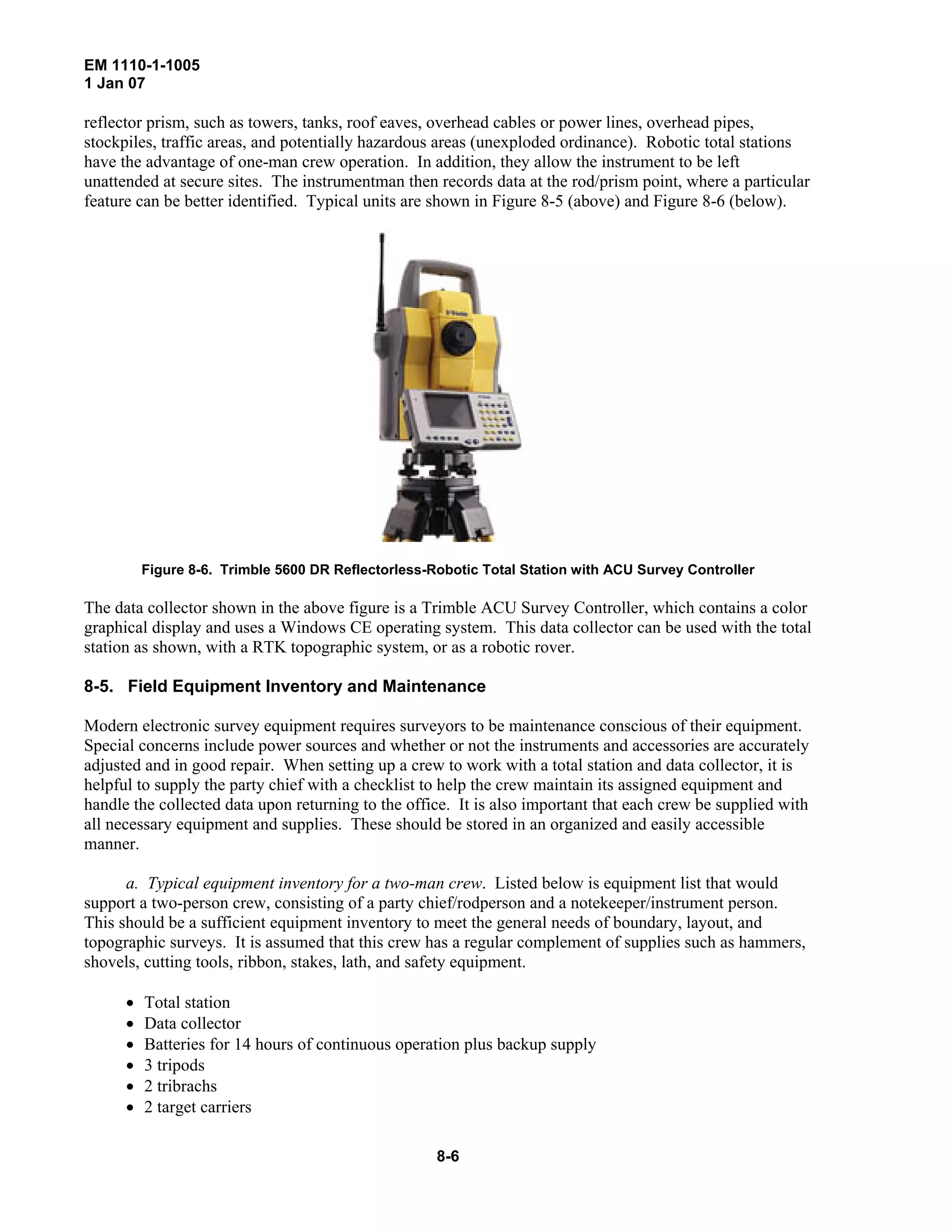 Total Station Topographic Survey | PDF
