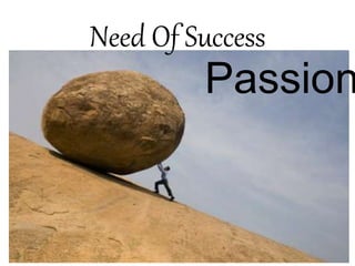 Need Of Success
Passion
 