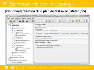 @ippontech www.ippon.fr blog.ippon.fr www.atomes.com contact@ippon.fr
TP Optimiser « Ippon shopping »
Superviser à l'aide ...