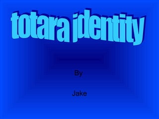 By  Jake totara identity 