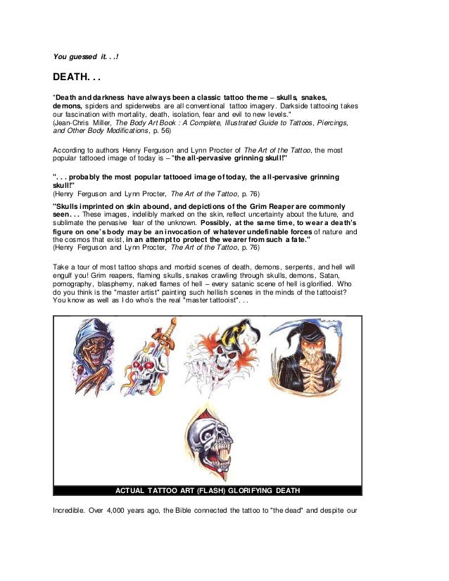 To Tattoo Or Not To