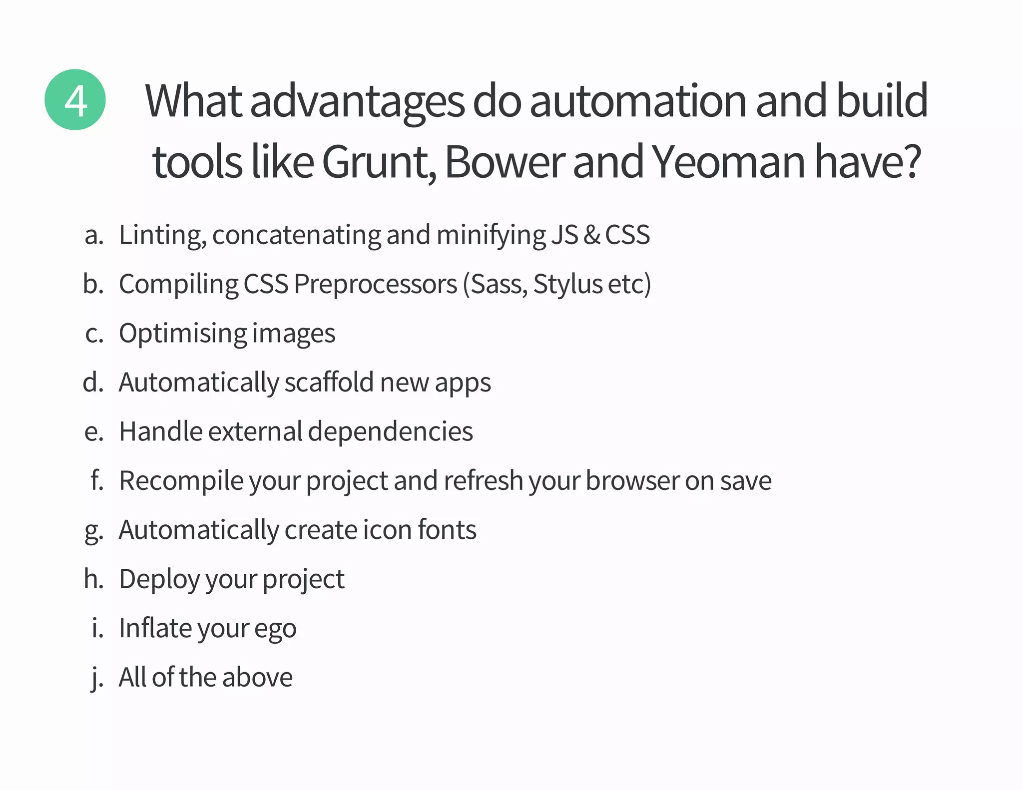 i

oge ruoy etalfnI

j

evoba eht fo llA

g

stnof noci etaerc yllacitamotuA

h

tcejorp ruoy yolpeD

evas no resworb ruoy hserfer dna tcejorp ruoy elipmoceR

f

b

srossecorperP SSC gnilipmoC

c

segami gnisimitpO

d

sppa wen dloffacs yllacitamotuA

e

seicnedneped lanretxe eldnaH

cte sulytS ssaS

SSC

SJ gniyfinim dna gnitanetacnoc gnitniL

a

evah namoeY dna rewoB tnurG ekil sloot
dliub dna noitamotua od segatnavda tahW

 