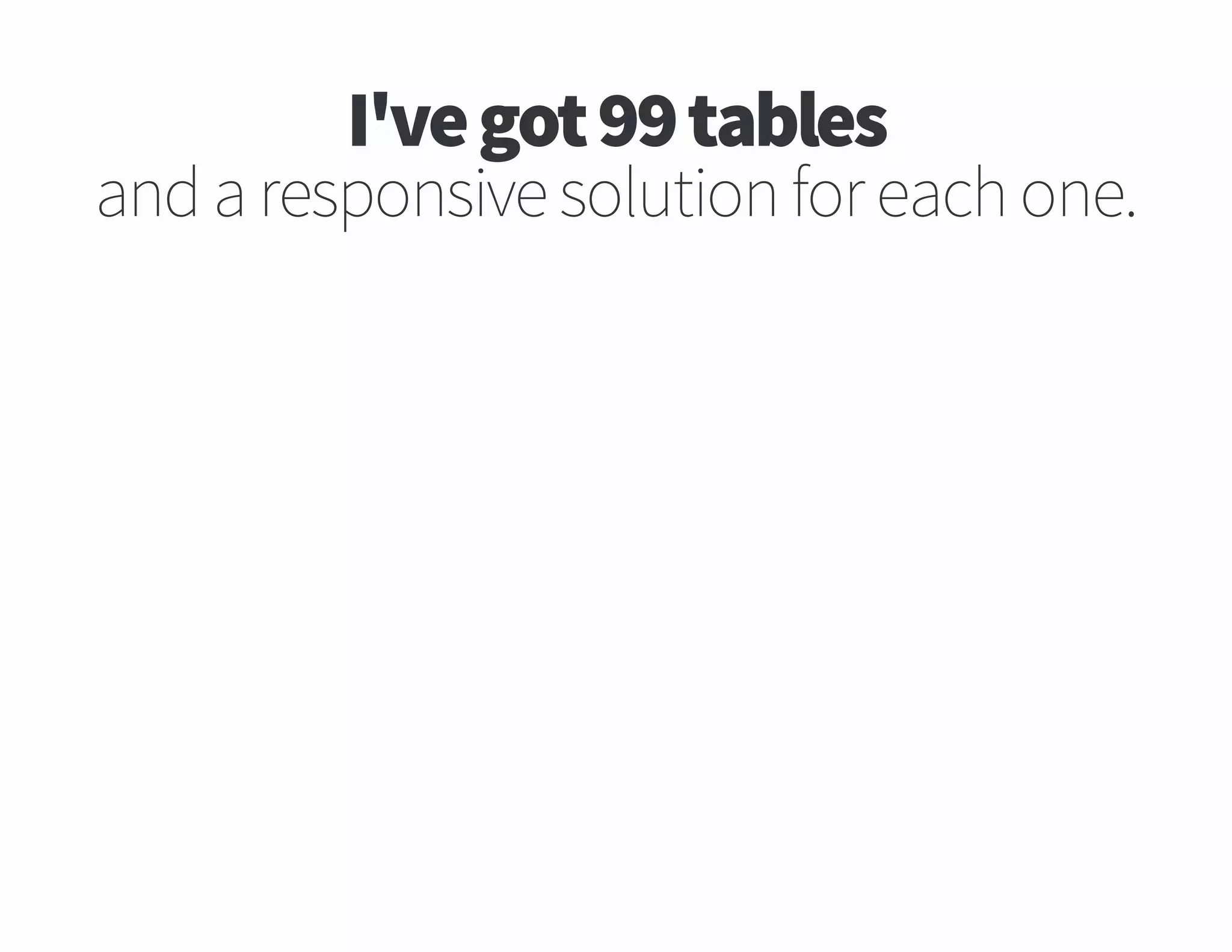 eno hcae rof noitulos evisnopser a dna

selbat

tog ev I

 