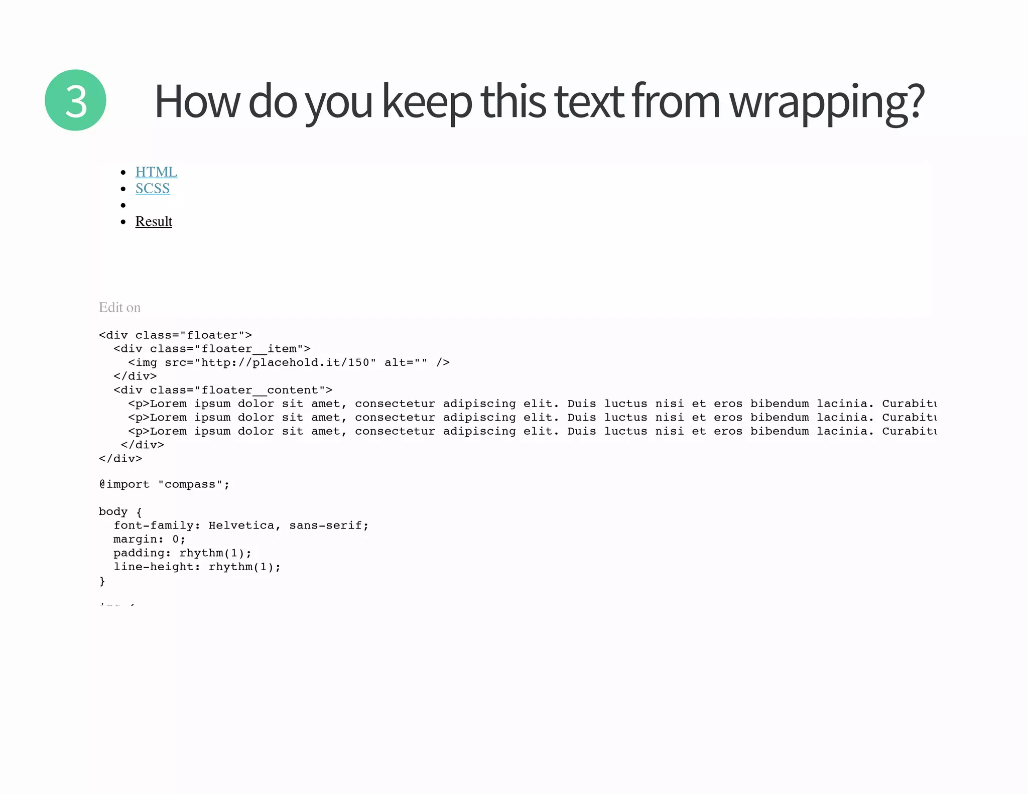 gnipparw morf txet siht peek uoy od woH
HTML
SCSS
Result

Edit on

<i cas"lae"
dv ls=fotr>
<i cas"lae_ie"
dv ls=fotr_tm>
<m sc"tp/paeodi/5"at" /
ig r=ht:/lchl.t10 l=" >
<dv
/i>
<i cas"lae_cnet>
dv ls=fotr_otn"
<>oe ismdlrstae,cnettraiicn ei.Di lcu ns e eo bbnu lcna Crbtrsdetn
pLrm pu oo i mt osceu dpsig lt us uts ii t rs iedm aii. uaiu e s e
<>oe ismdlrstae,cnettraiicn ei.Di lcu ns e eo bbnu lcna Crbtrsdetn
pLrm pu oo i mt osceu dpsig lt us uts ii t rs iedm aii. uaiu e s e
<>oe ismdlrstae,cnettraiicn ei.Di lcu ns e eo bbnu lcna Crbtrsdetn
pLrm pu oo i mt osceu dpsig lt us uts ii t rs iedm aii. uaiu e s e
<dv
/i>
<dv
/i>
@mot"ops"
ipr cmas;
bd {
oy
fn-aiy Hleia sn-ei;
otfml: evtc, assrf
mri:0
agn ;
pdig ryh()
adn: htm1;
ln-egt ryh()
iehih: htm1;
}
ig{
m

 