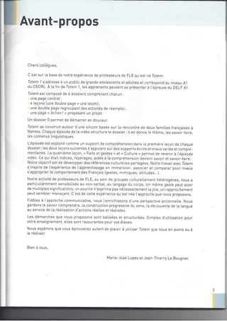 Totem 1 dossiers 0 à 2