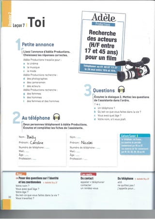 Totem 1 dossiers 0 à 2