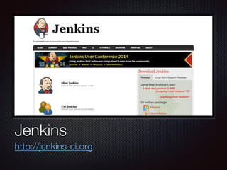 Text
Jenkins
http://jenkins-ci.org
 