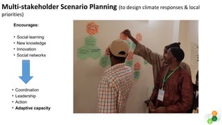 Bridging the gap between science and policy experience of multi scale platform approach in West Africa