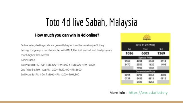 Toto 4d Sabah Malaysia 1 Toto 4d Sabah Malaysia 1
