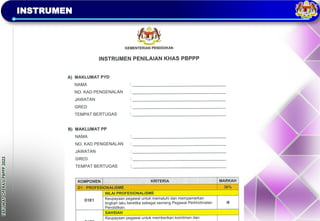 TAKLIMAT
OPERASI
PBPPP
2023
INSTRUMEN
 