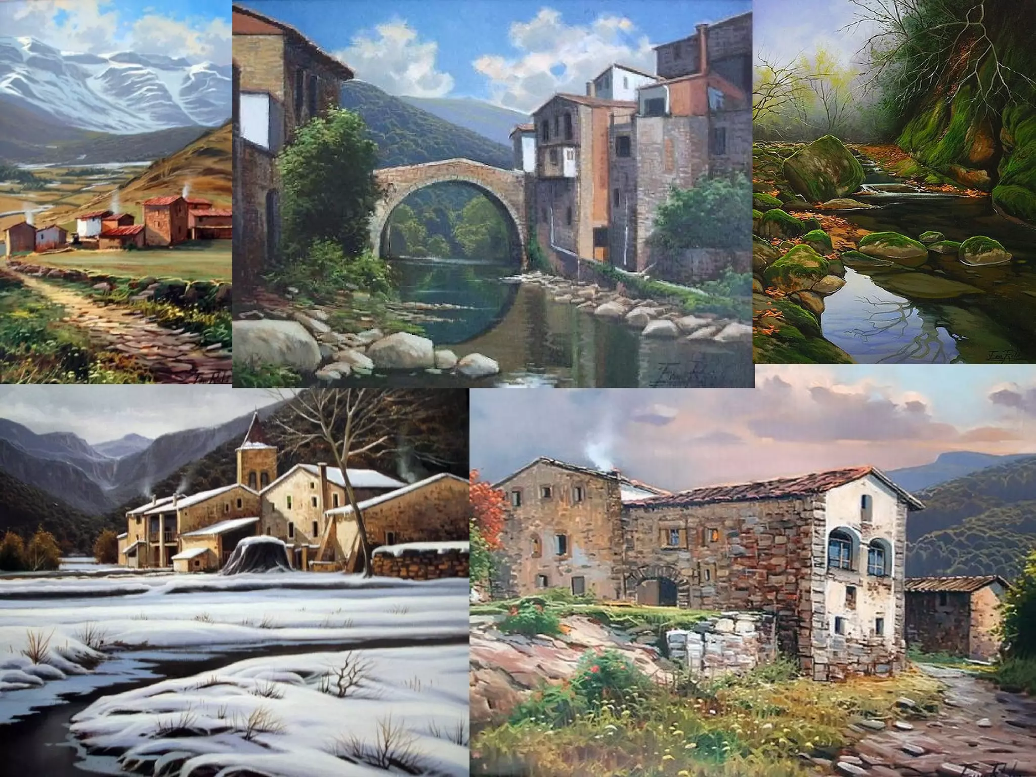 Algunes de les
obres d’Enric Rubió
 