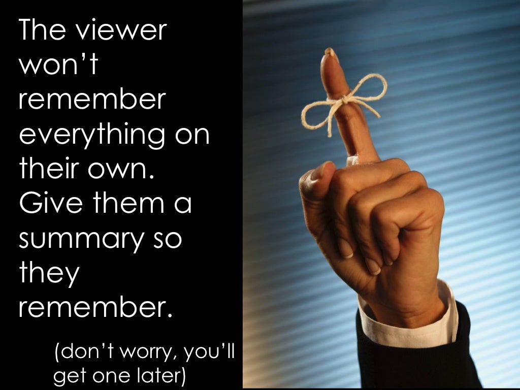 Ideas for Effective Standalone Presentations