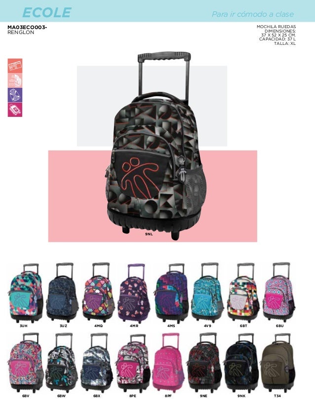 mochila totto ecole