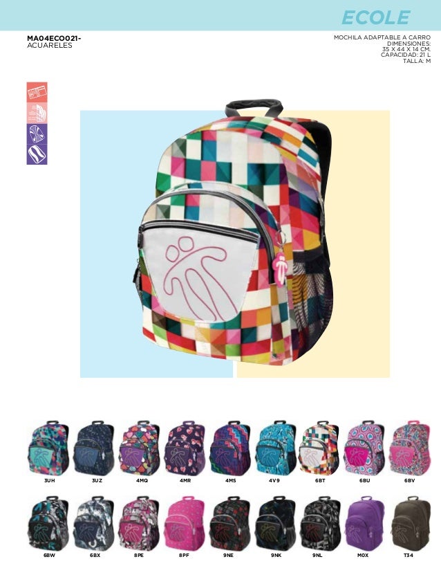 mochila totto ecole