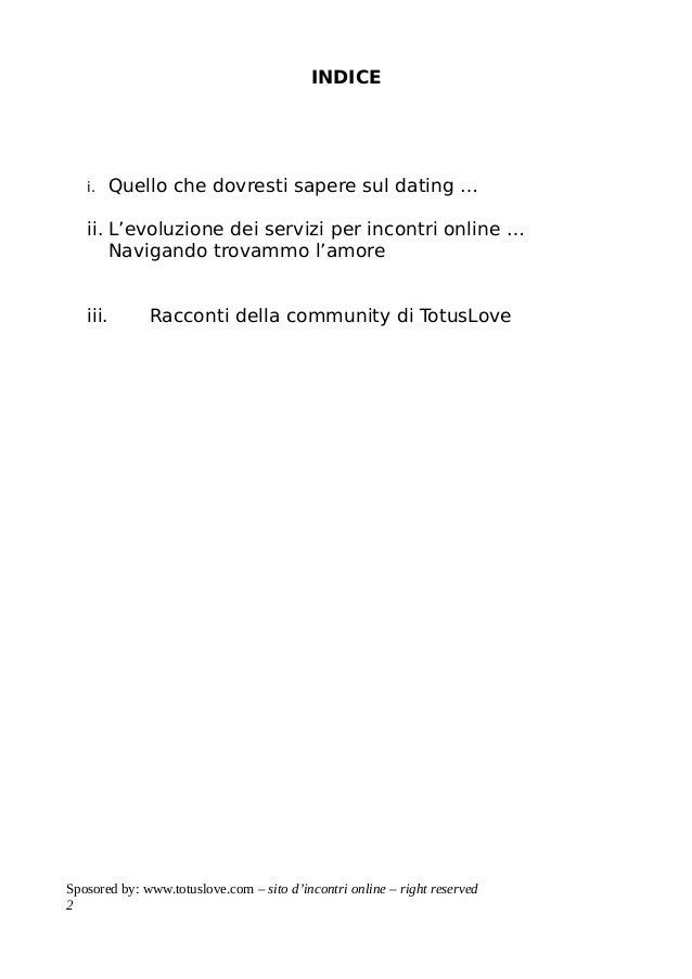 Online dating evoluzione