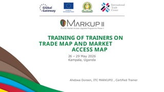 Comprehensive Training on Trade Map and Market Access Map for Trade ...