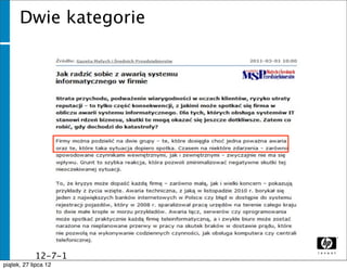 Dwie kategorie




              12-7-1
              1
piątek, 27 lipca 12
 