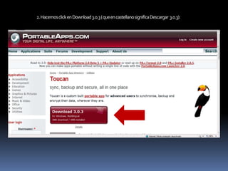 2. Hacemos click en Download 3.0.3 ( que en castellano significa Descargar  3.0.3):