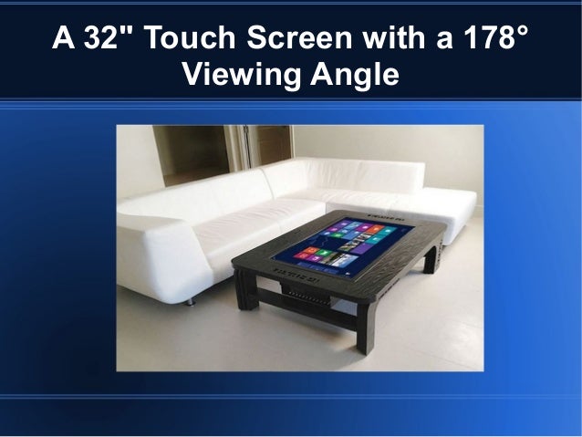Touch Screen Coffee Table Computer A 32