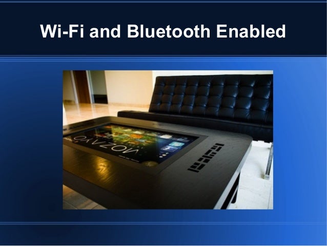 Touch Screen Coffee Table Computer Wi-Fi and Bluetooth Enabled; 7. This Touch Screen Coffee Table ... - Touch Screen Coffee Table Computer