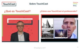 © TouchCast LLC 2017
¿Qué es TouchCast? ¿Cómo usa TouchCast el profesorado?
4
Sobre TouchCast
 