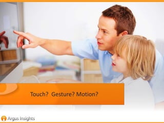 Touching Isn't It?  Consumer Response to Touch and Gesture Technology for IHS Touch Gesture Motion 2014