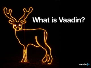 What is Vaadin? 
 