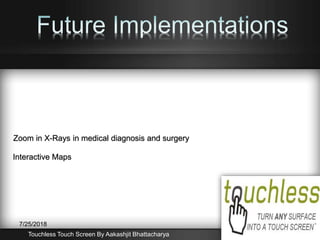 Touch Less touch screen | PPSX