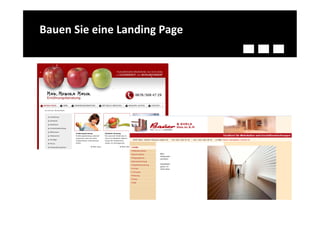 Bauen	
  Sie	
  eine	
  Landing	
  Page	
  
 