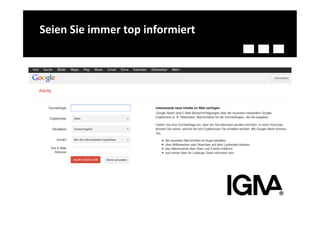 Seien	
  Sie	
  immer	
  top	
  informiert	
  
 
