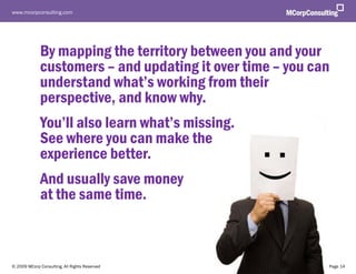 www.mcorpconsulting.com




              By mapping the territory between you and your
              customers – and upda...