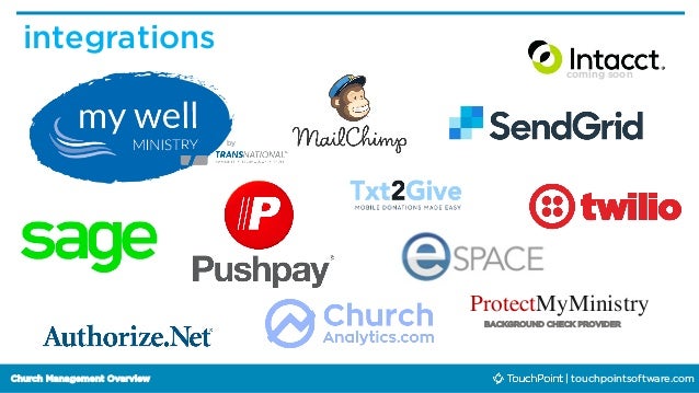 Touchpoint Church Management Software