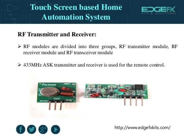 Rf based home automation system project Rf based home automation system project