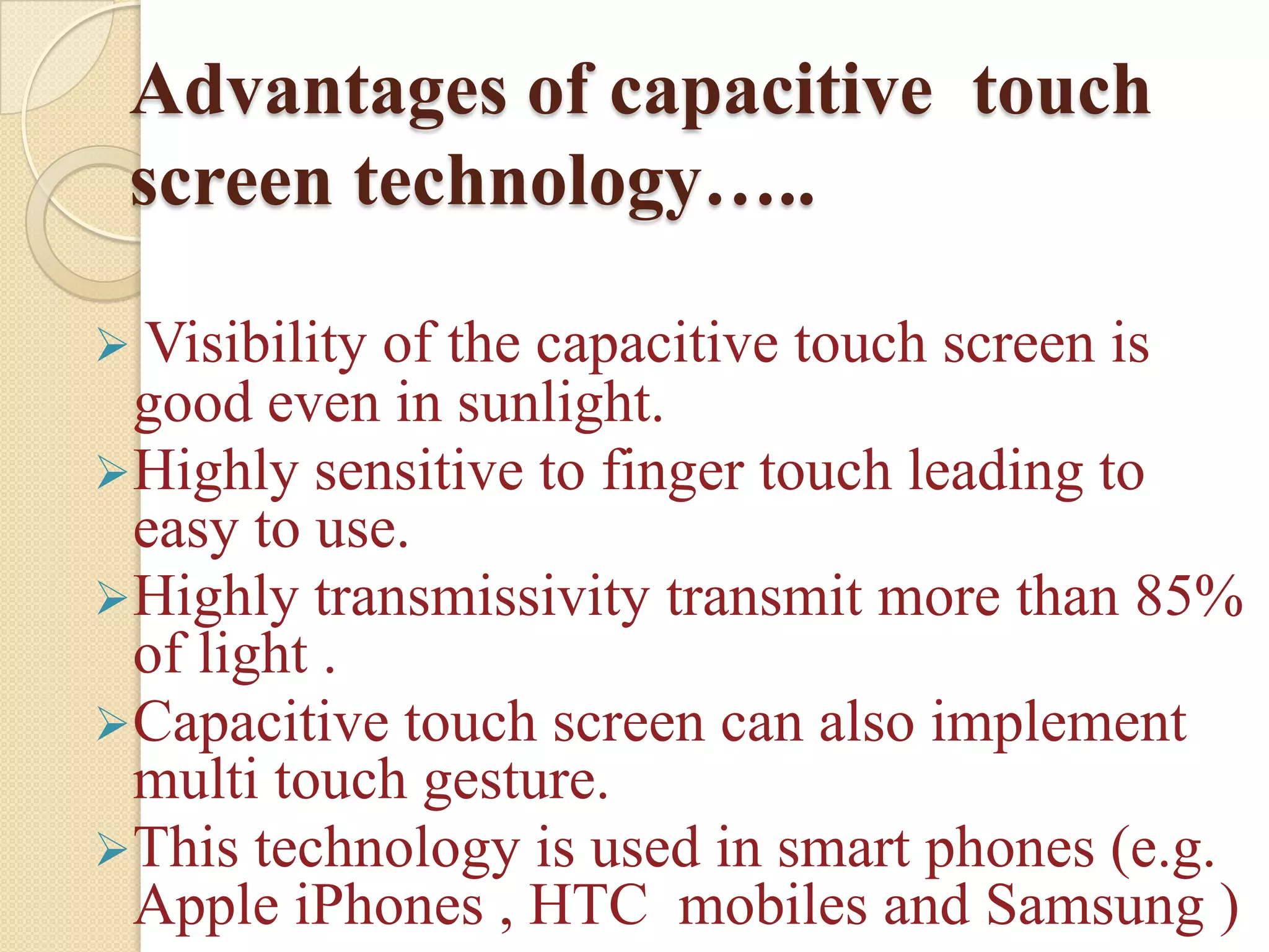 Touch screen(ppt) | PPTX