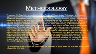 A Presentation on Touch Screen Technology | PPTX