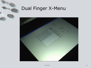 Dual Finger X-Menu CHI 2006 