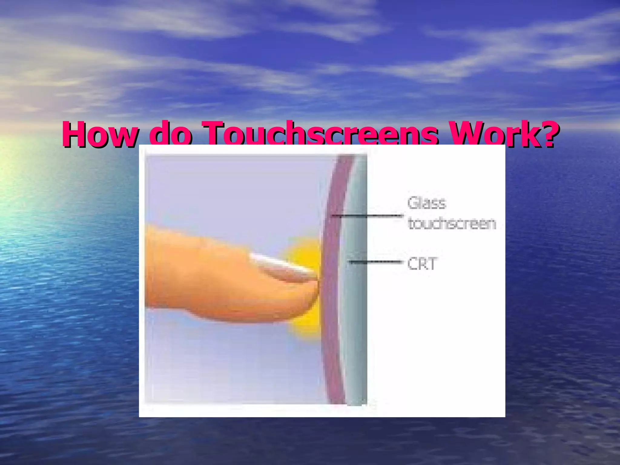 How do Touchscreens Work? 