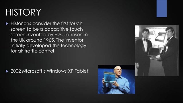 touch screen technology presentation