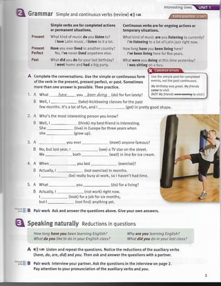 Touchstone level 4 Student's Book Unit 1