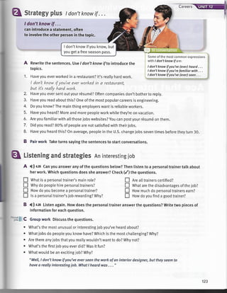 Touchstone level 4 unit 12