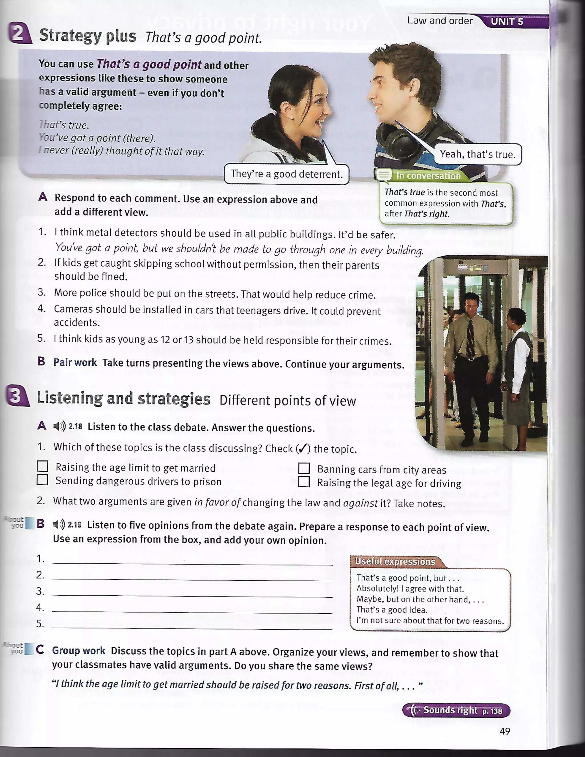 Touchstone level 4 unit 5