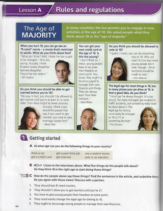 Touchstone level 4 unit 5