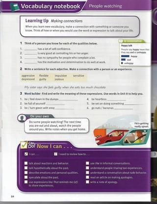 Touchstone level 4 unit 8