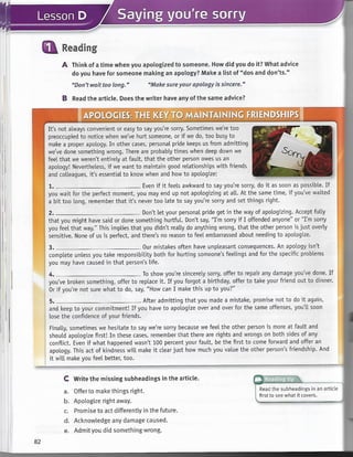 Touchstone level 4 unit 8