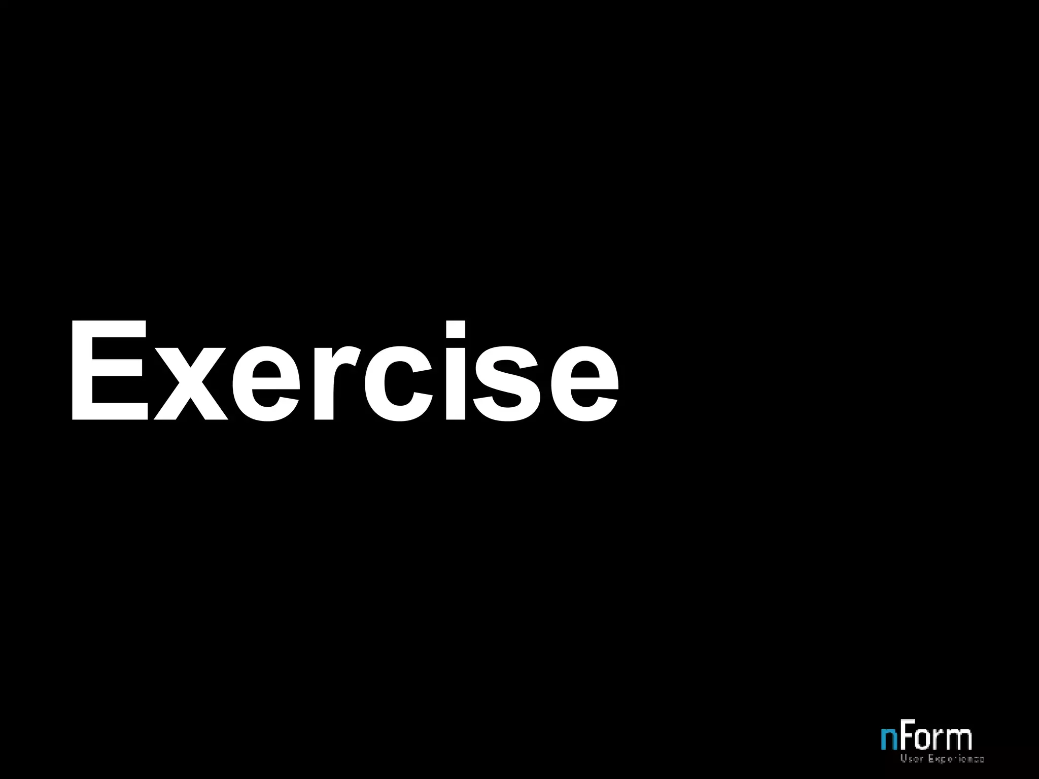 Exercise 
