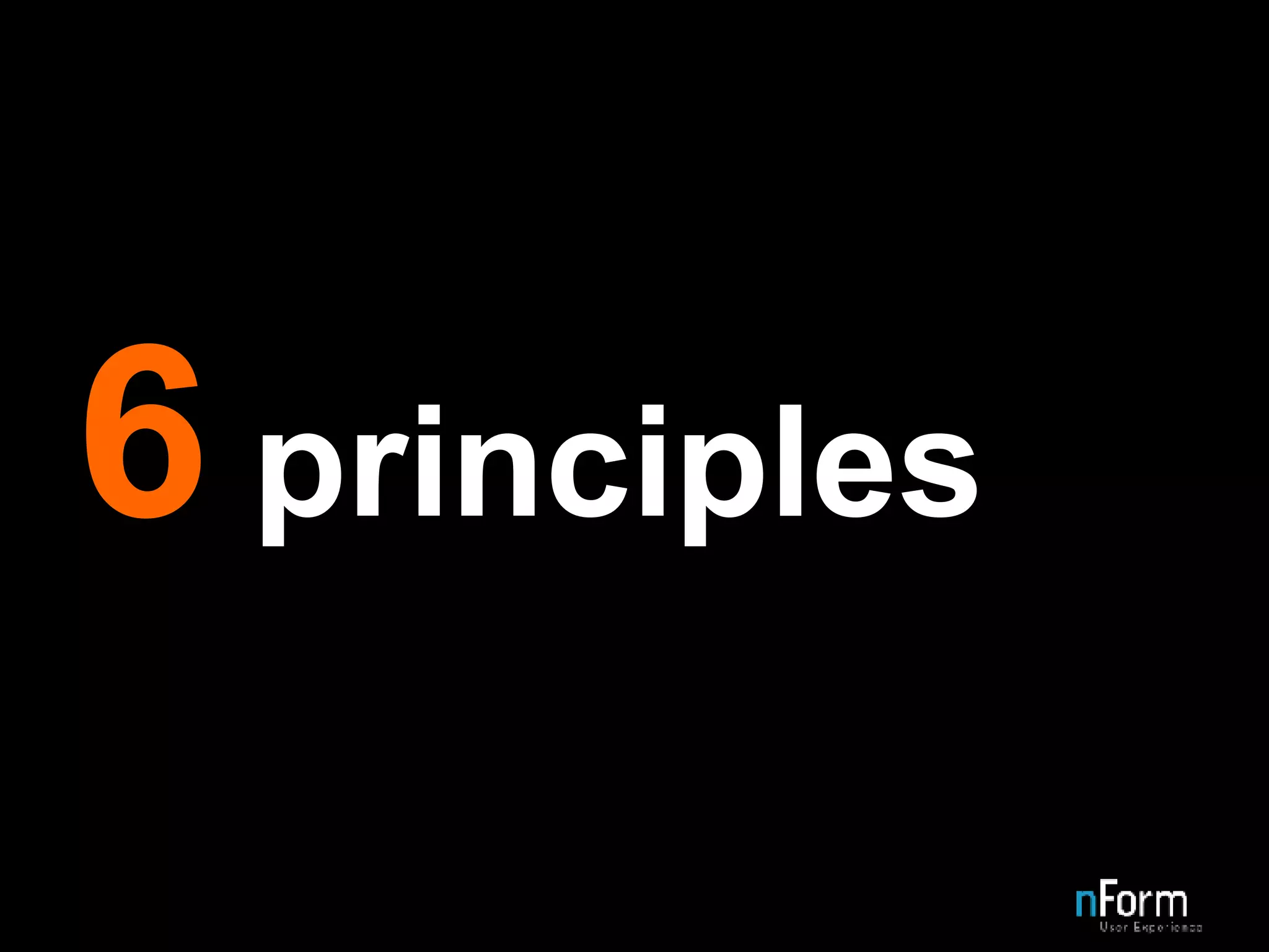 6  principles 