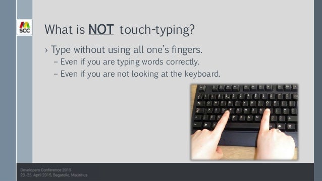Touch typing start today 
